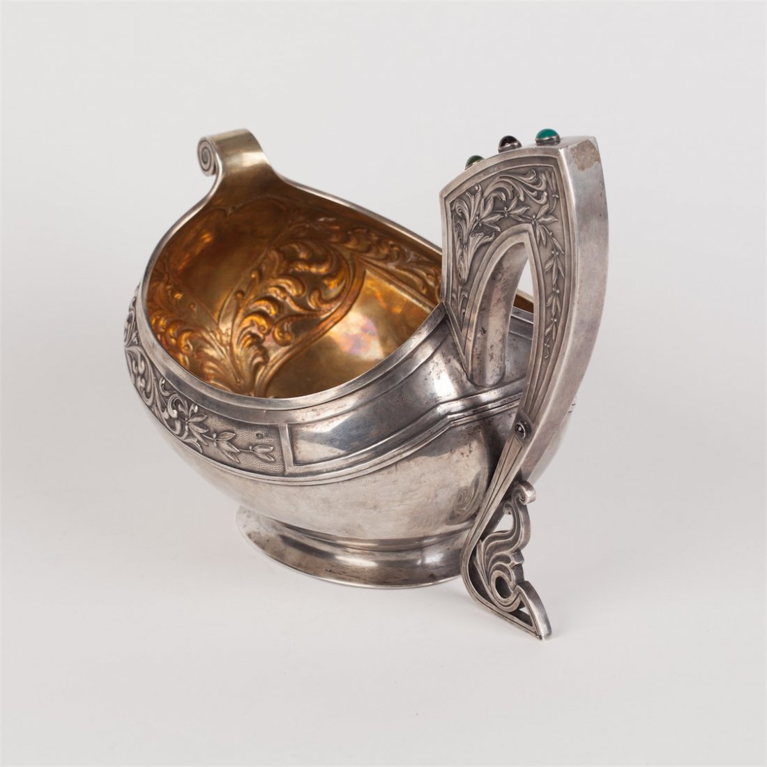 Kovsh in "art nouveau" style. Moscow, 1908-1917. — image 3