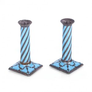 Rare Russian candlesticks. Workshop of Popov brothers — image 1