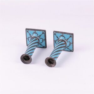 Rare Russian candlesticks. Workshop of Popov brothers — image 4