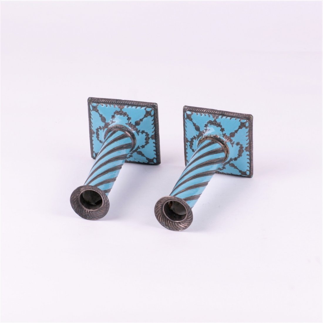 Rare Russian candlesticks. Workshop of Popov brothers — image 4