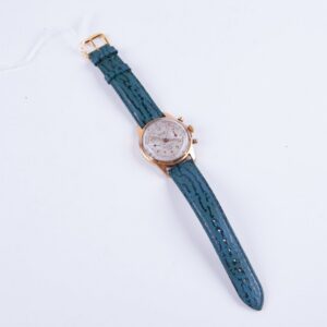 "Dreffa Geneve" gilded chronograph wristwatch — image 3