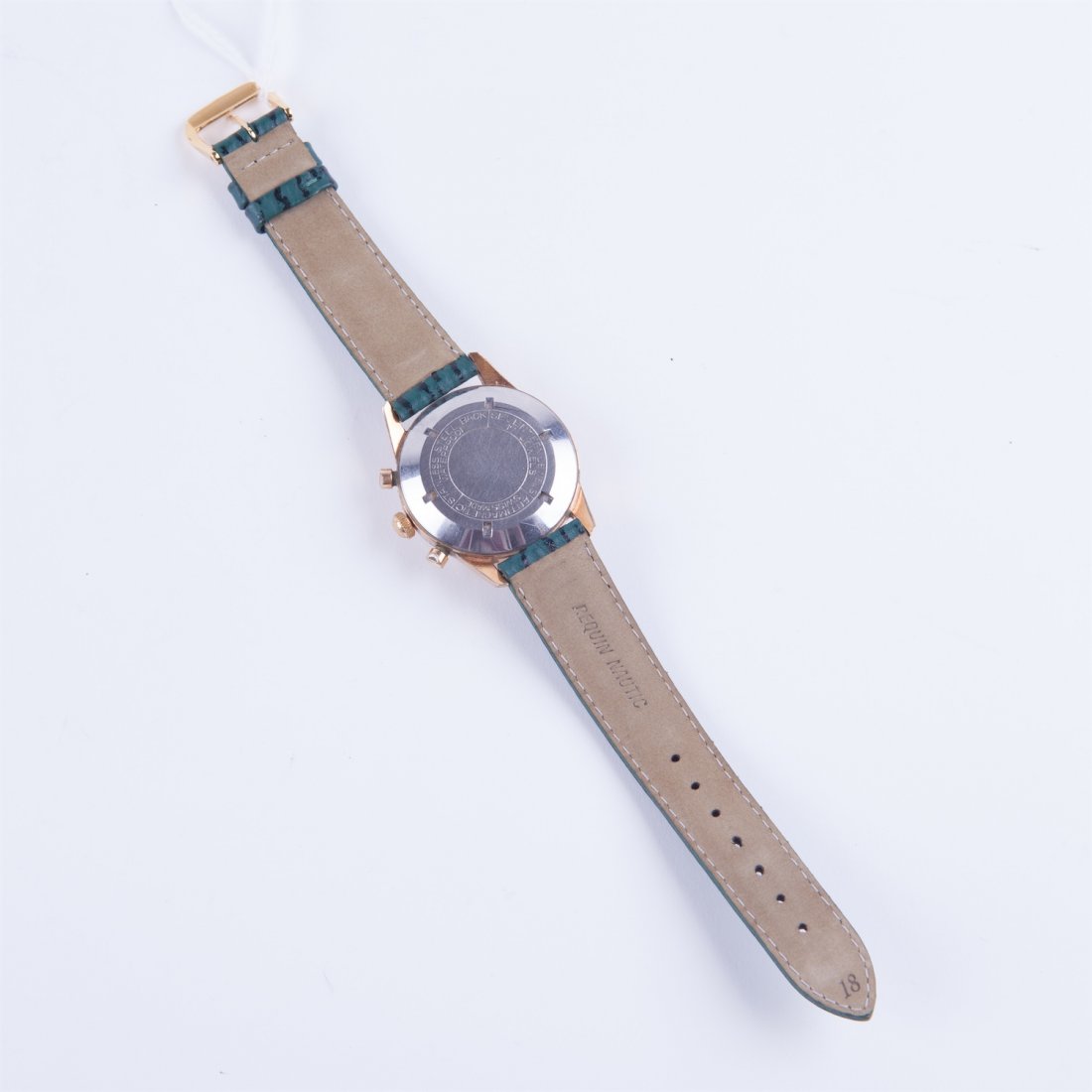 "Dreffa Geneve" gilded chronograph wristwatch — image 4