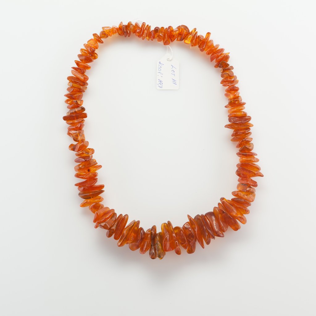 Natural Old Baltic Amber Huge Necklace. — image 1