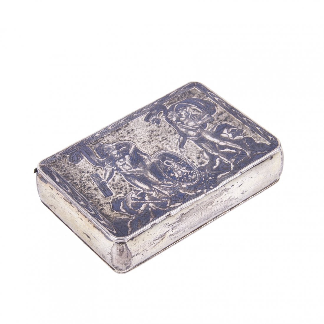 Russian silver-gilt snuff-box in honor of a victory of — image 1