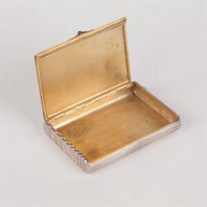 Silver cigarette case. Petersburg, 1908-1917. — image 2