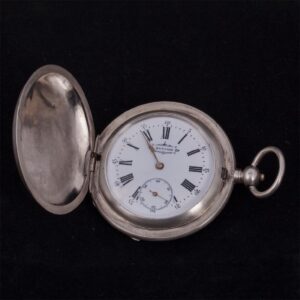 Silver pocket watch "Dinamo" — image 1