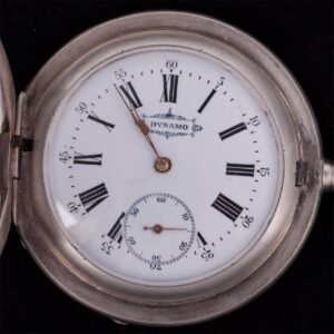 Silver pocket watch "Dinamo" — image 2