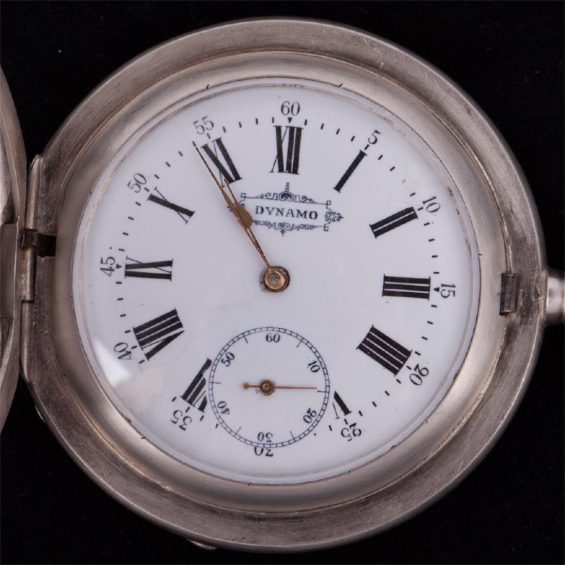Silver pocket watch "Dinamo" — image 2