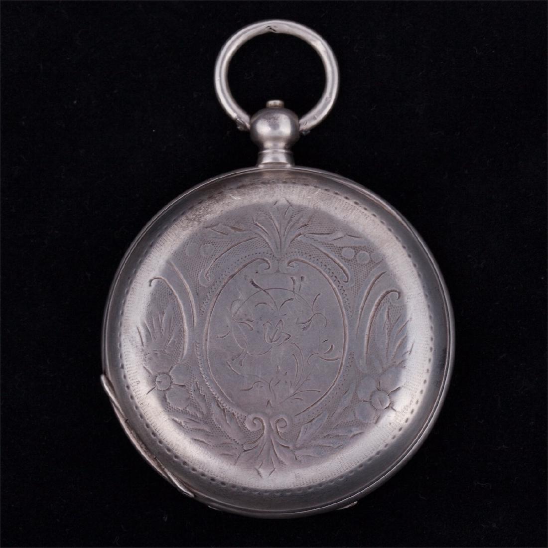 Silver pocket watch "Dinamo" — image 3