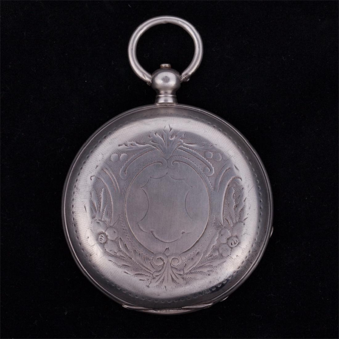 Silver pocket watch "Dinamo" — image 4