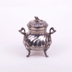 Silver sugarbowl. French. — image 1