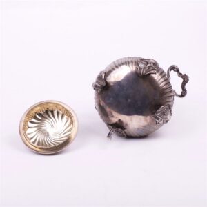 Silver sugarbowl. French. — image 3