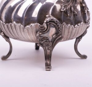 Silver sugarbowl. French. — image 4