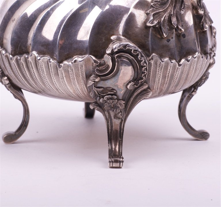 Silver sugarbowl. French. — image 4
