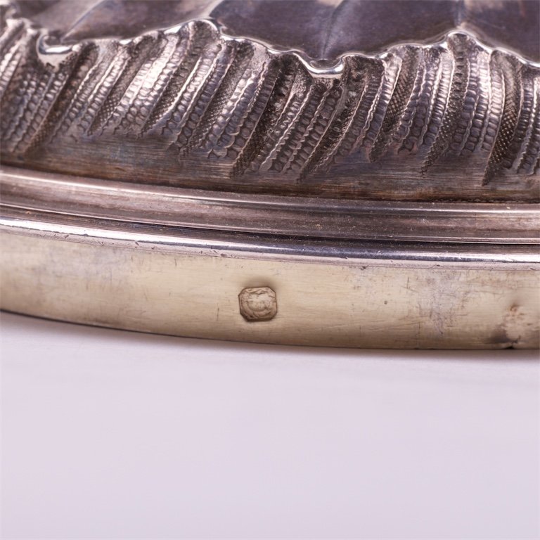 Silver sugarbowl. French. — image 5