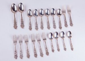 Solind sterling silver set of 20 pieces, Tiffany. — image 1