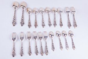 Solind sterling silver set of 20 pieces, Tiffany. — image 2