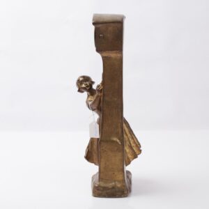 Bronze clock in Jugent style. — image 7