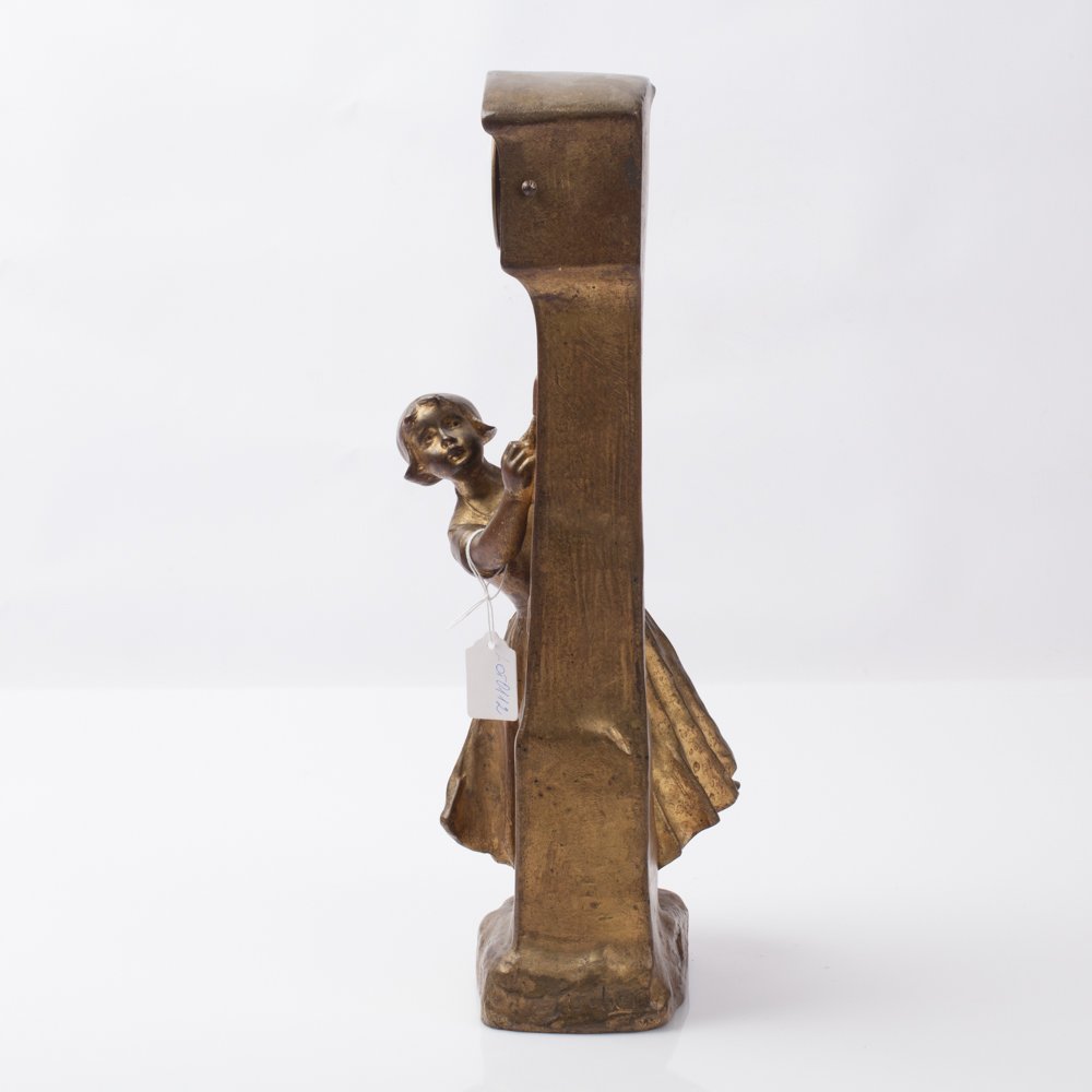 Bronze clock in Jugent style. — image 7