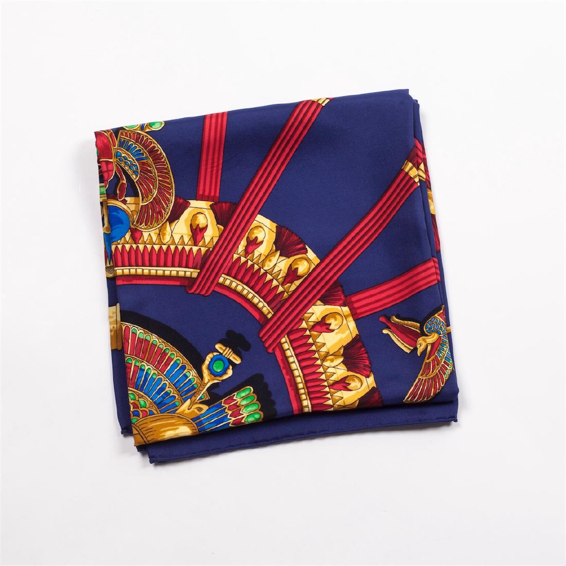 Hermes "Égypte" silk scarf. 1970 — image 2