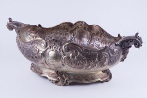 Huge solid silver fruit bowl. — image 1