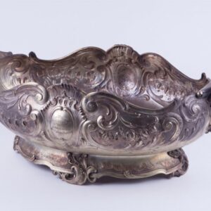 Huge solid silver fruit bowl. — image 1