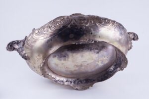 Huge solid silver fruit bowl. — image 5