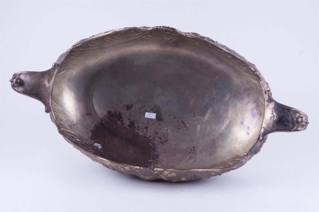 Huge solid silver fruit bowl. — image 7