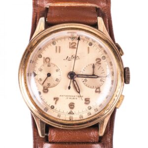 "Leda" gilded men's wristwatch — image 1