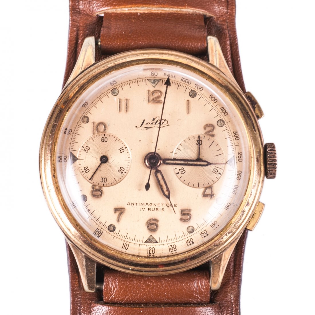 "Leda" gilded men's wristwatch — image 1