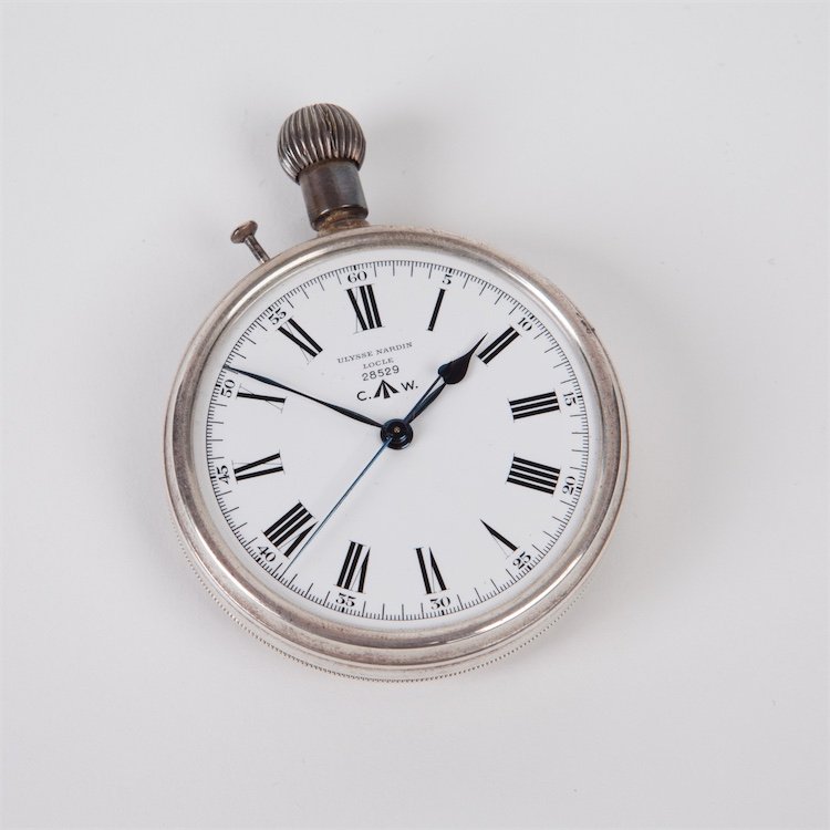 Marine Silver Chronometer Watch Ulysse Nardin. — image 5