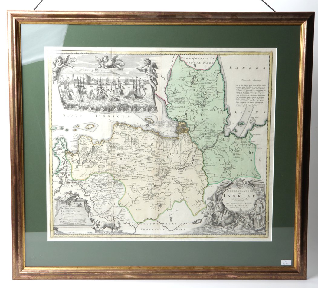 Old map of Sankt Peterbourg. — image 1