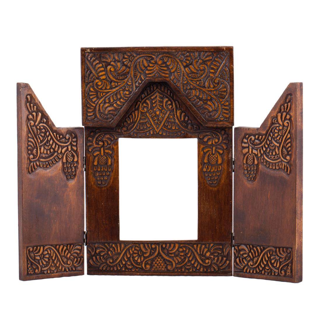 Russian carving wood icon kiot. Talashkino — image 1