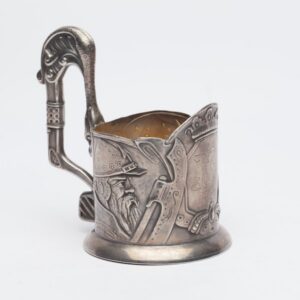 Russian glass holder “Bogatyr Zastava” — image 1