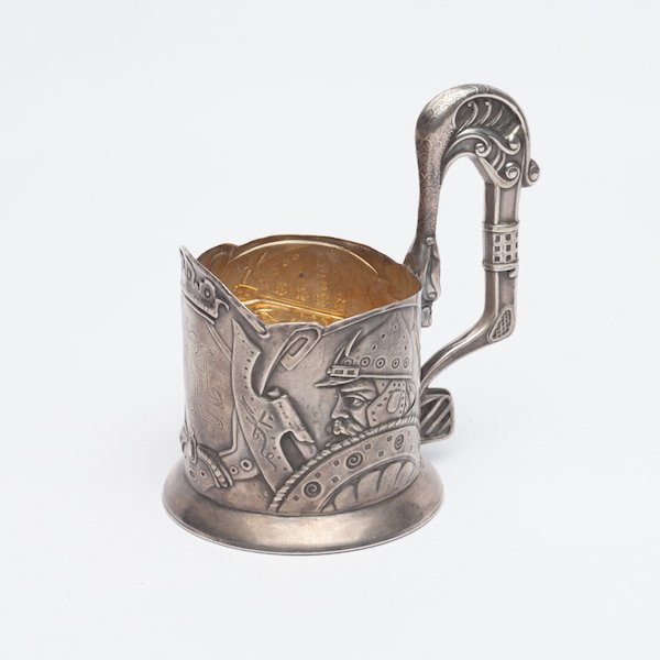 Russian glass holder “Bogatyr Zastava” — image 2