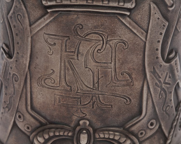 Russian glass holder “Bogatyr Zastava” — image 3