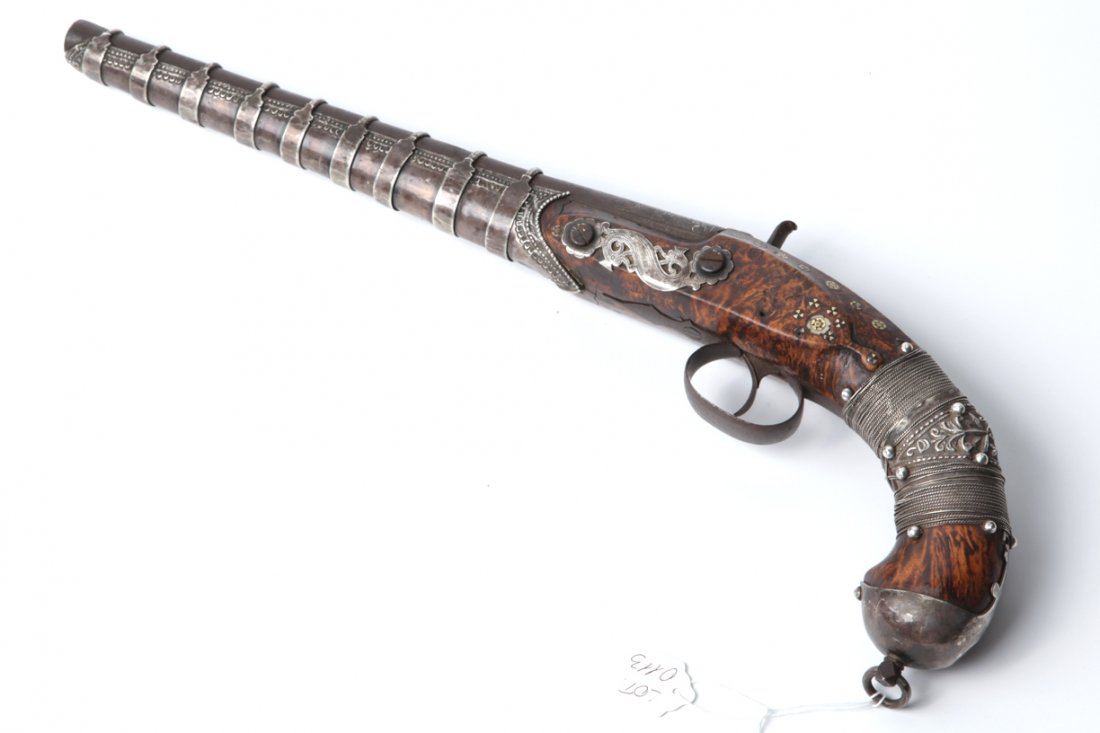 Caucasian percussion pistol. Georgia. 19c. — image 2