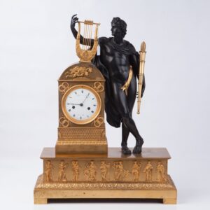 Mantel clock "Thomire". Bronze, gilded. — image 1