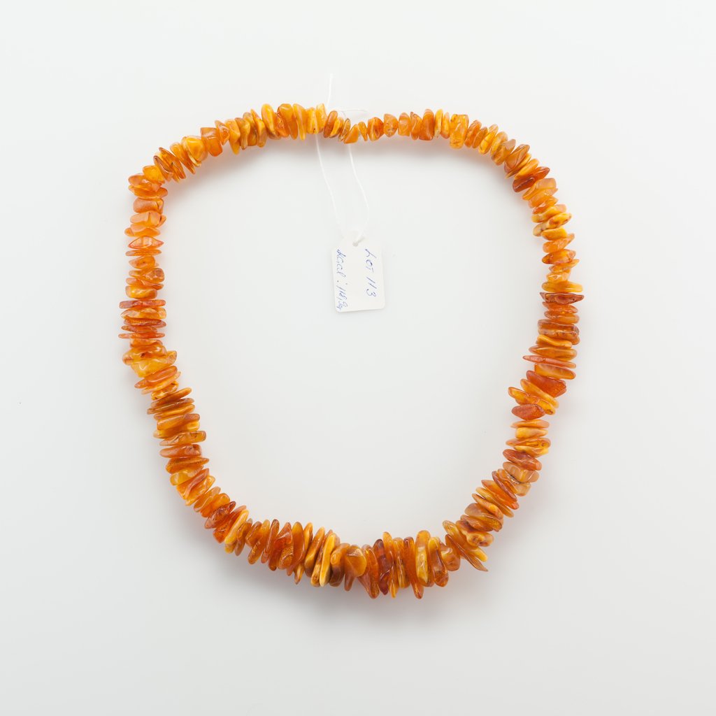 Natural Old Baltic Amber Huge Necklace. — image 1