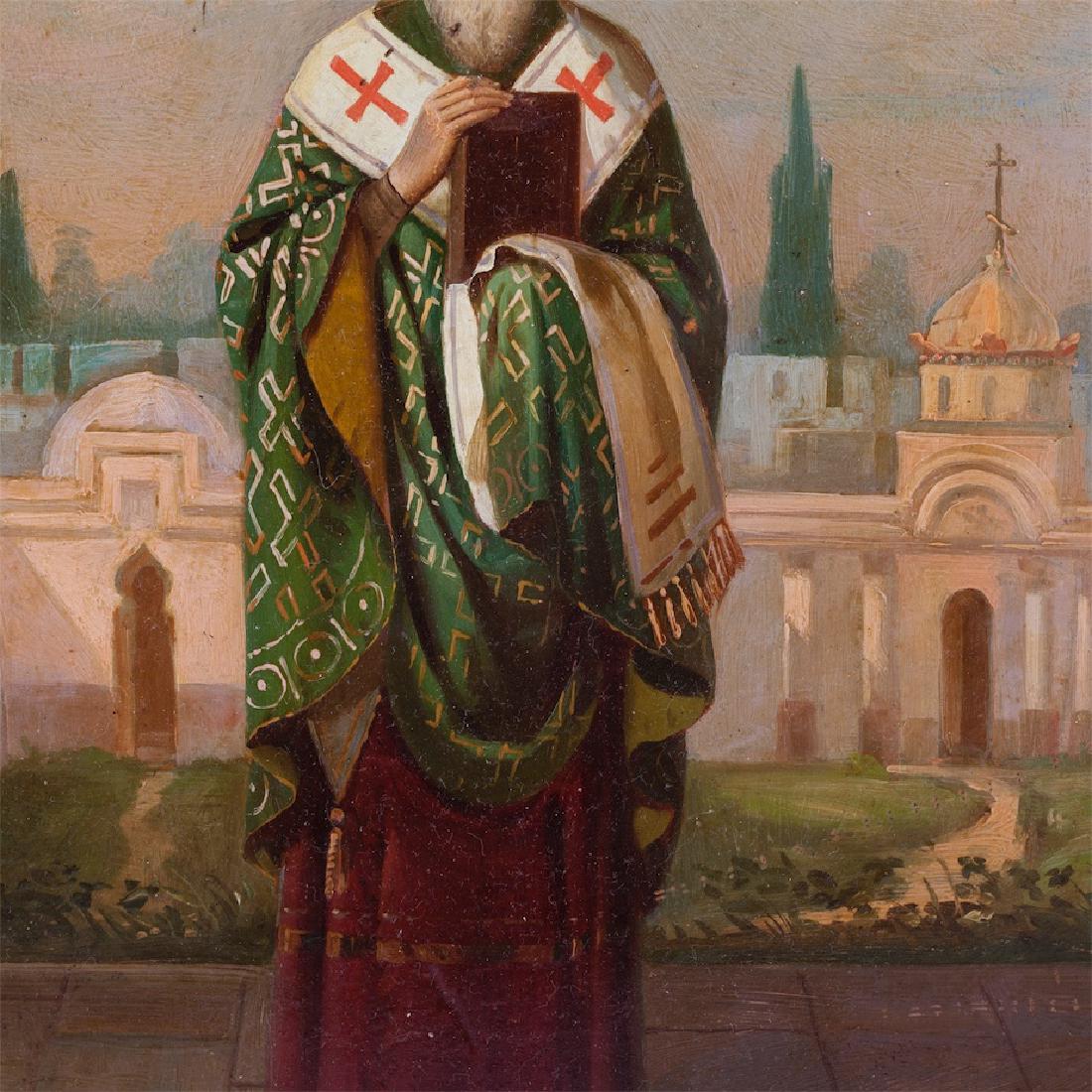 Russian icon of Saint Alexander of Jerusalem — image 3