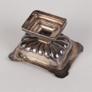 Silver salt cellar in "empire" style. Moscow, circa — image 4