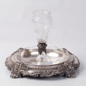 Fruit bowl. Bronze, Silverplated. — image 2