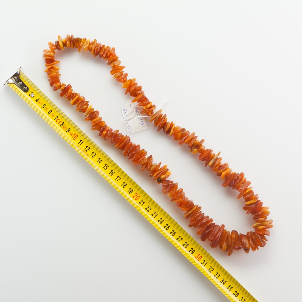 Natural Old Baltic Amber Huge Necklace. — image 1
