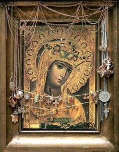 Russian icon of Mother of God of Andronikovskaya — image 7