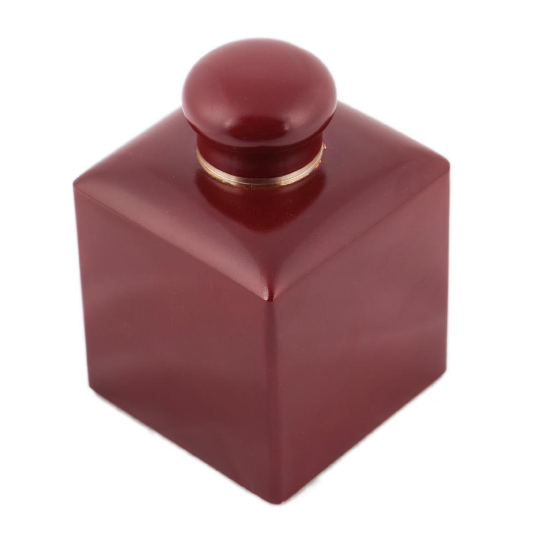Russian silver and lacquer tea caddy — image 3