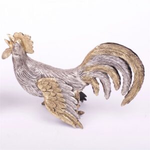 Set of 2 silver cocks — image 3