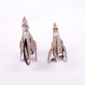 Set of 2 silver cocks — image 6