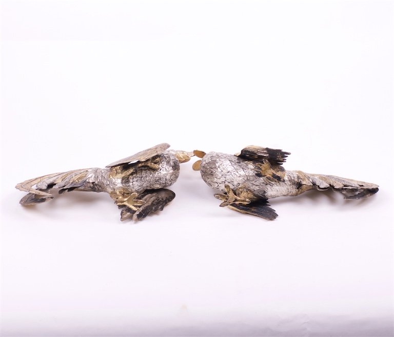 Set of 2 silver cocks — image 7