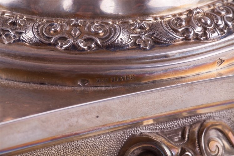 Solid silver vase for fruits. — image 5