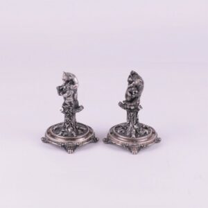 Table decorative sculptures with bears. — image 4